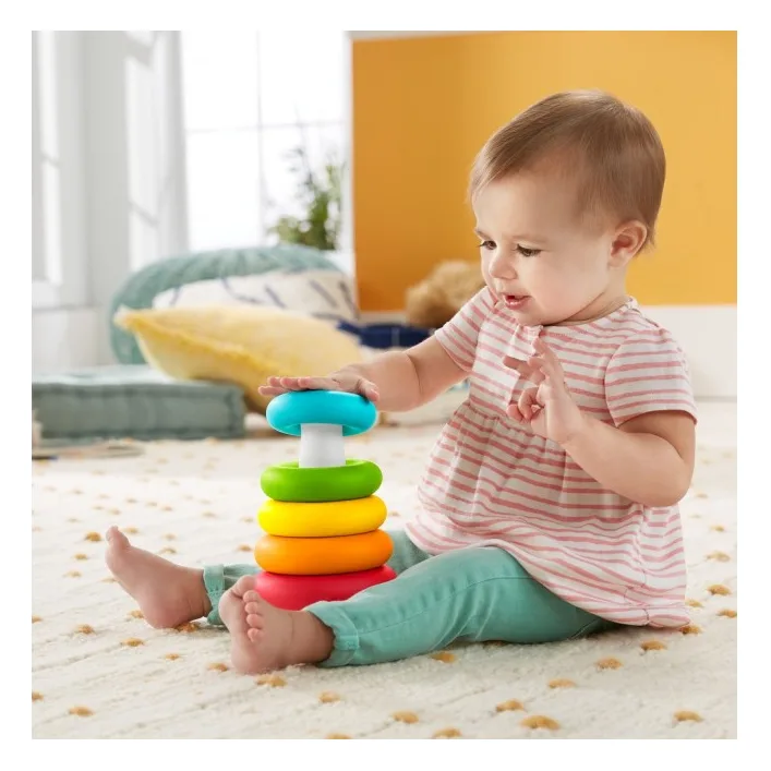 Развивающая игрушка Fisher-Price Пирамидка из эко-материалов (GRF09)