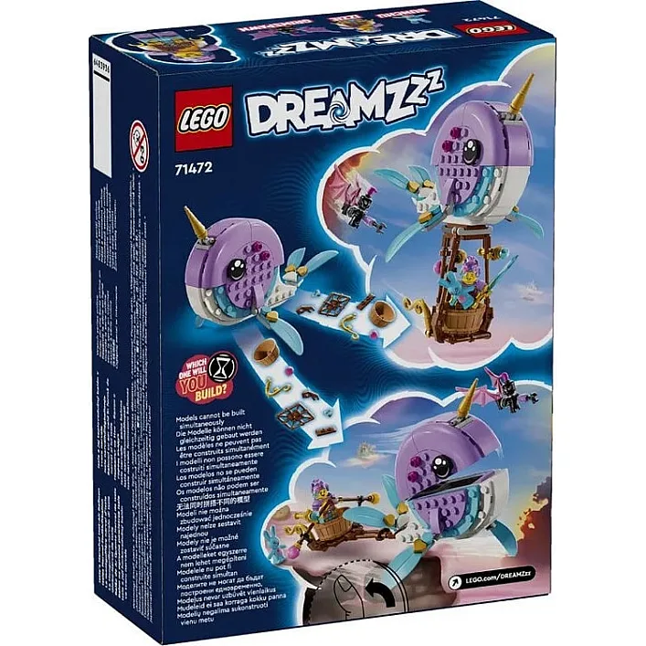 Конструктор LEGO DREAMZzz Воздушный шар Иззи Нарвал 156 деталей (71472)
