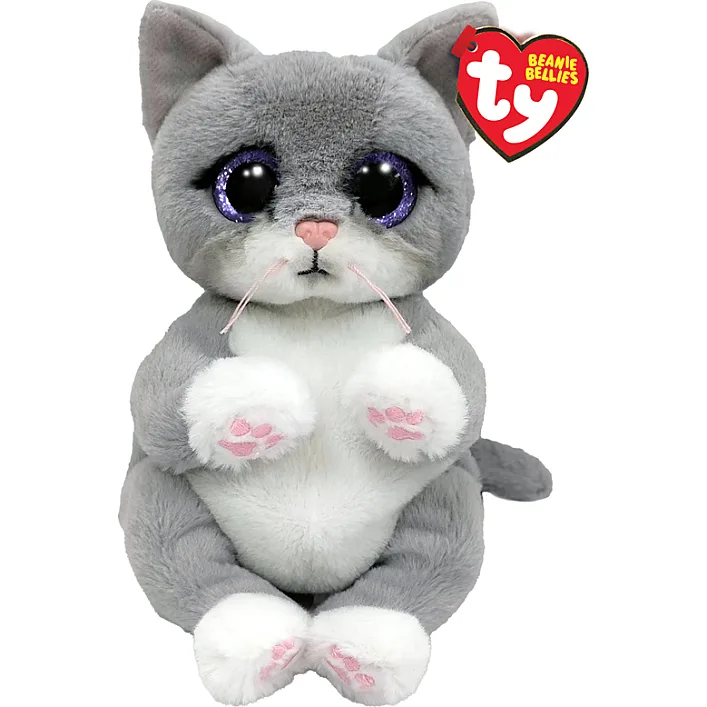 М'яка іграшка Ty Beanie Bellies Сіре кошеня Morgan (41055)