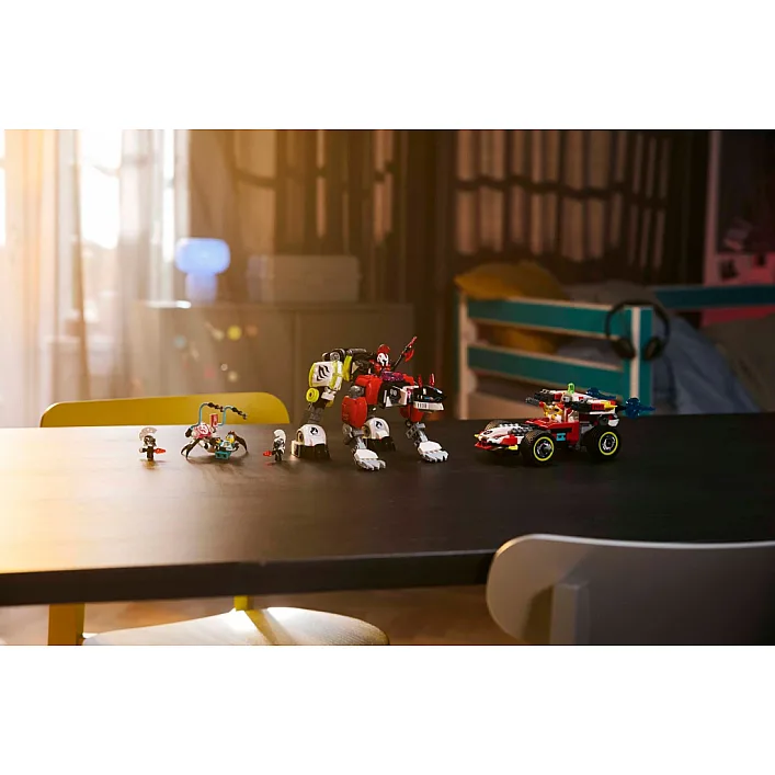 Конструктор LEGO DREAMZzz Робот-тигр Купера та Хот-род авто Зеро (71497)