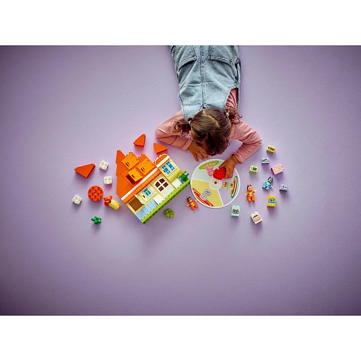Конструктор LEGO DUPLO Bluey Семейный дом Блуи с игрой на запоминание (10459)