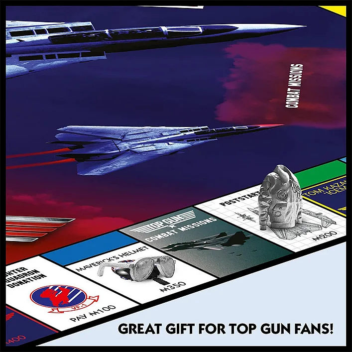 Настольная игра Winning Moves Top Gun Monopoly (WM00548-EN1-6)