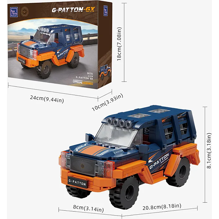Конструктор Pantasy George Patton G-PATTON ️GX 1:18 оранжевый (86701)