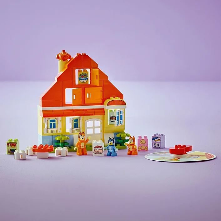 Конструктор LEGO DUPLO Bluey Семейный дом Блуи с игрой на запоминание (10459)