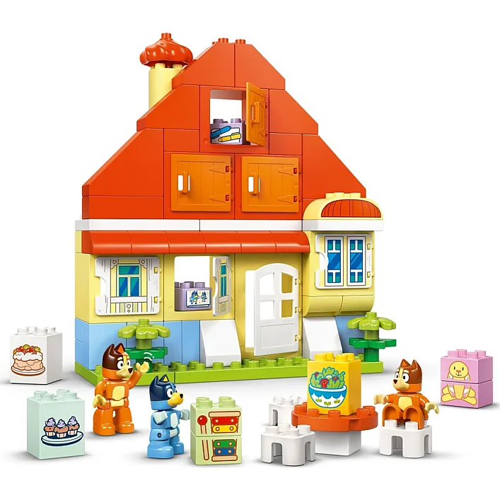 Конструктор LEGO DUPLO Bluey Семейный дом Блуи с игрой на запоминание (10459)