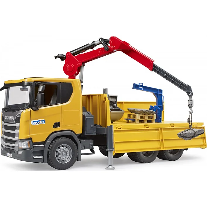 Спецтехніка Bruder Scania Super 560R з краном-маніпулятором 1:16 з аксесуарами (03551)