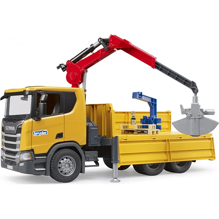 Спецтехніка Bruder Scania Super 560R з краном-маніпулятором 1:16 з аксесуарами (03551)