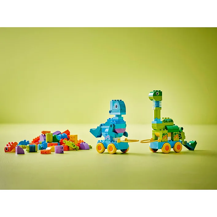 Конструктор LEGO DUPLO Динозавры на колесах 3 в 1 (10451)