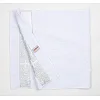 Крыжма детская Pedaliza с серебряной тесьмой (880-white)