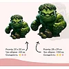 Пазл Ukropchik деревянный Супергерой Халк size - M в коробке с набором-рамкой (Hulk Superhero A4)