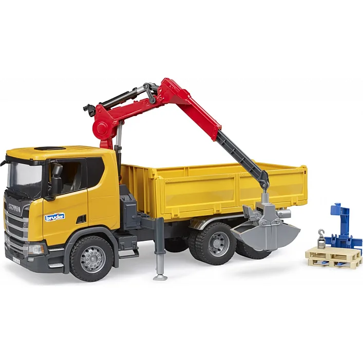 Спецтехніка Bruder Scania Super 560R з краном-маніпулятором 1:16 з аксесуарами (03551)