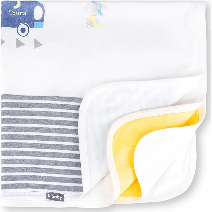 Одеяло детское Bibaby с автобусом (64076-beige)