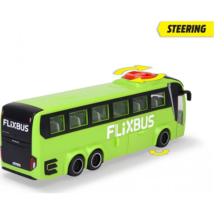 Спецтехника Dickie Toys Туристический автобус Фликсбас 26,5 см (3744015)