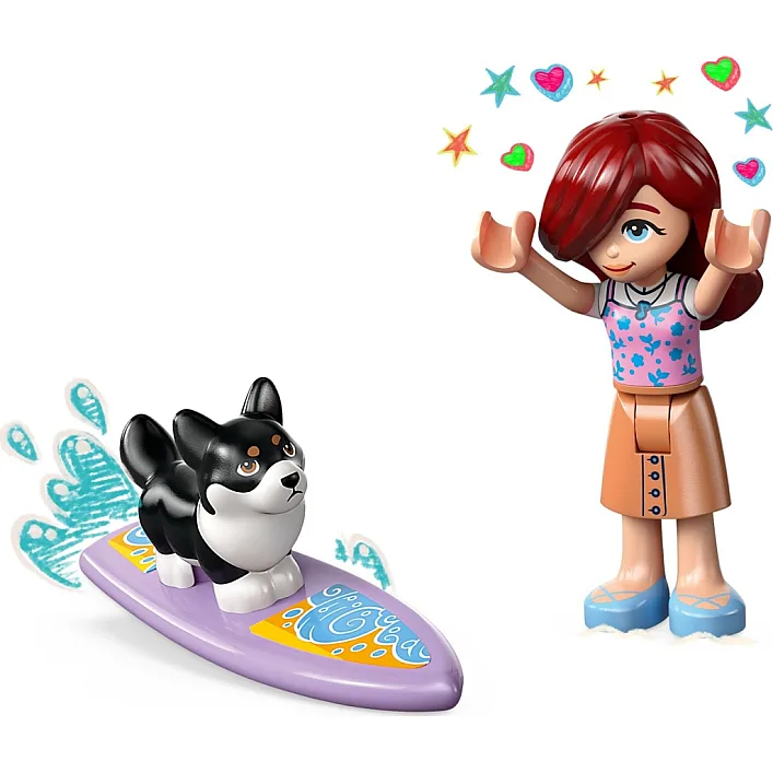 Конструктор LEGO Friends Собачі пригоди на серфі та скутері (42641)