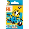 Мел Yes цветной квадратный 12 шт 6 кол Minions (400391)