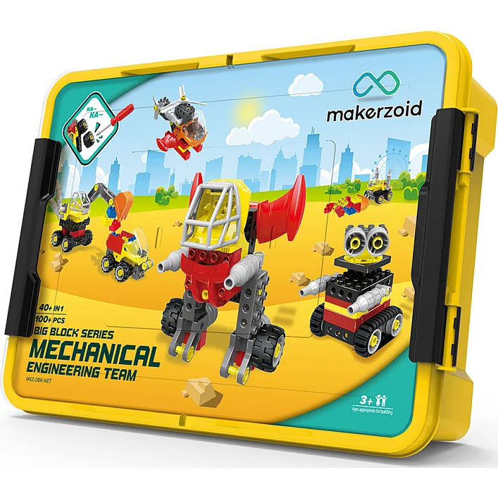 Конструктор Makerzoid Big Building Blocks-Mechanical Engineering Team (MKZ-OBK-MET)