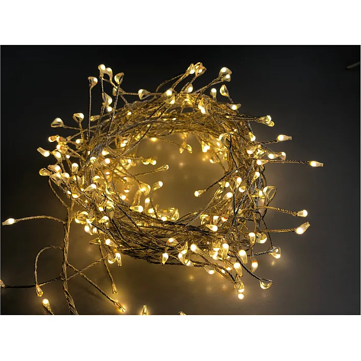 Гірлянда Chomik Кластер 150 LED 1,5м, теплий білий, 3АА (5900779901803)
