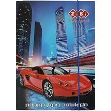 Папка для тетрадей ZiBi В5+ DRIVE картонная, на резинках (ZB.14962)