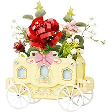 Конструктор Pantasy Original - Flower Cart Корзина с розами (15027)