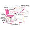 Парта зі стільцем Evo-kids Pink (Evo-07 Ergo PN)