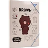 Папка для работы YES картонная A4 "Line friends"500232 (Кнц0232)