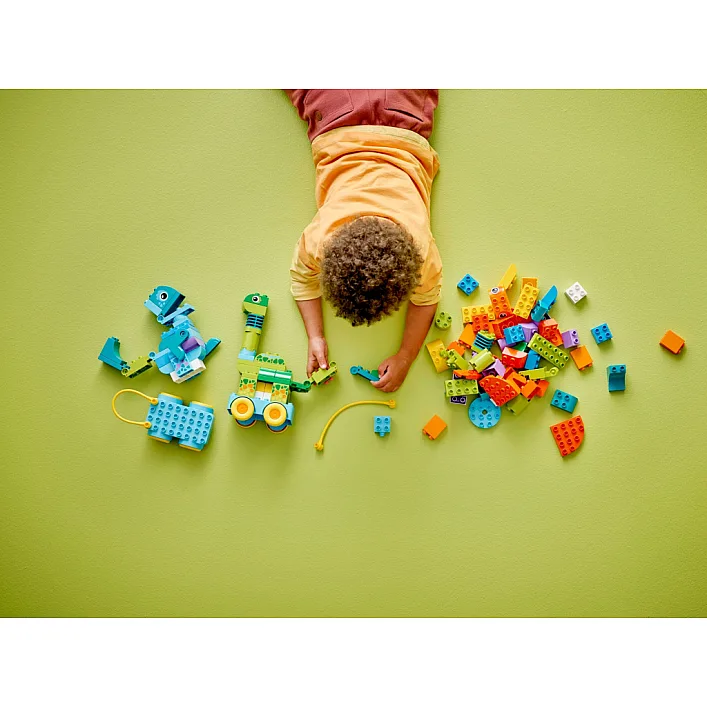 Конструктор LEGO DUPLO Динозавры на колесах 3 в 1 (10451)