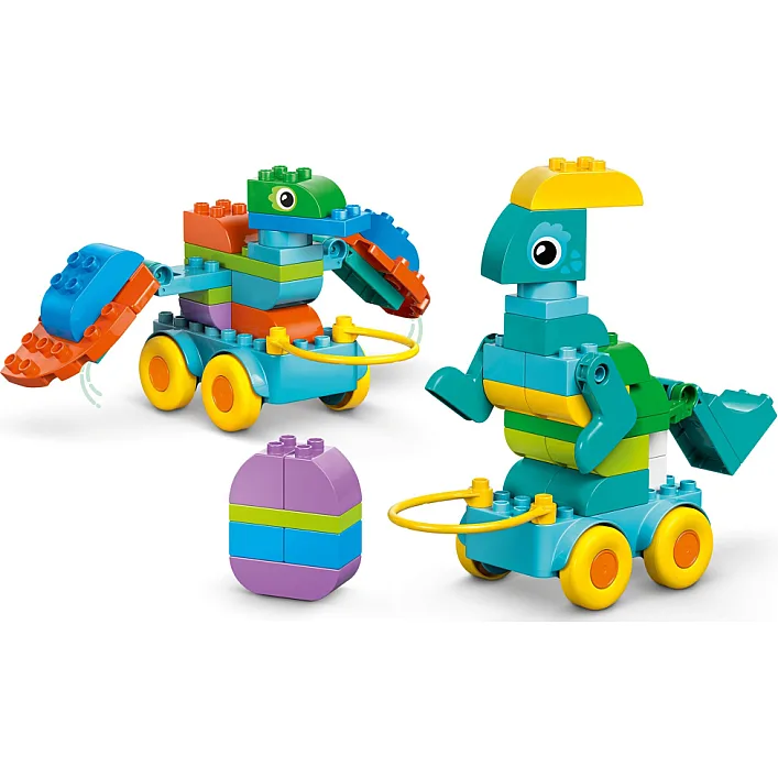 Конструктор LEGO DUPLO Динозавры на колесах 3 в 1 (10451)