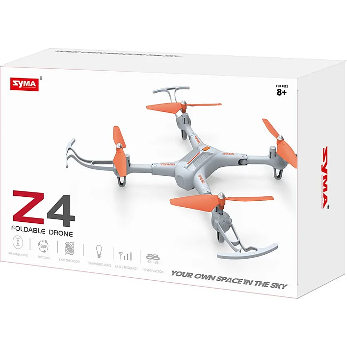 Радіокерована іграшка Syma Квадрокоптер Z4 з 2.4 ГГц керуванням та складною конструкцією (Z4)