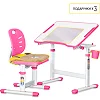 Парта зі стільцем Evo-kids Pink (Evo-07 Ergo PN)