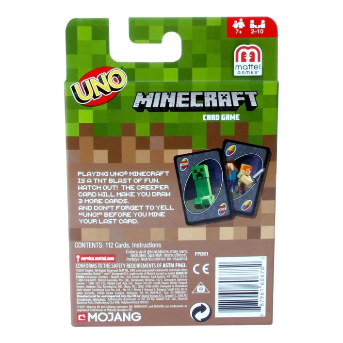 Настільна гра UNO Minecraft (FPD61)