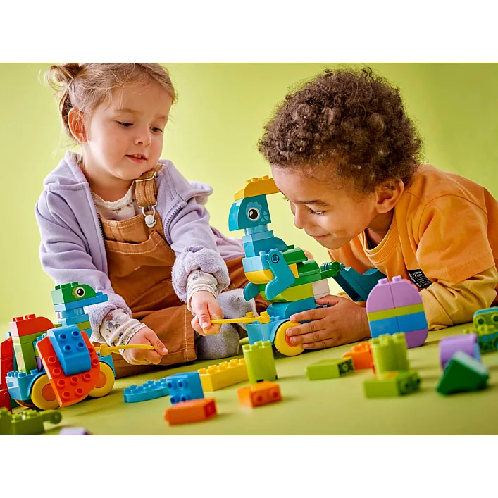 Конструктор LEGO DUPLO Динозавры на колесах 3 в 1 (10451)