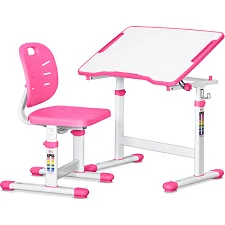 Парта со стулом Evo-kids Pink (Evo-07 Ergo PN)