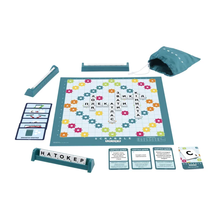 Настольная игра Scrabble Скрабл Оригинал на украинском (HXW21)