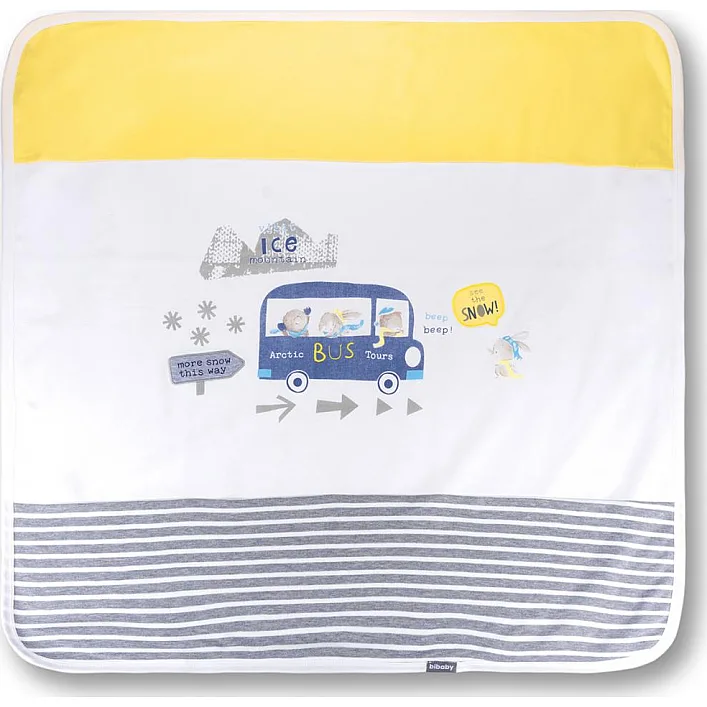 Одеяло детское Bibaby с автобусом (64076-beige)
