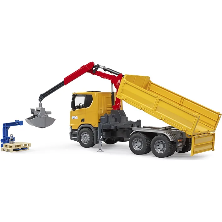 Спецтехніка Bruder Scania Super 560R з краном-маніпулятором 1:16 з аксесуарами (03551)
