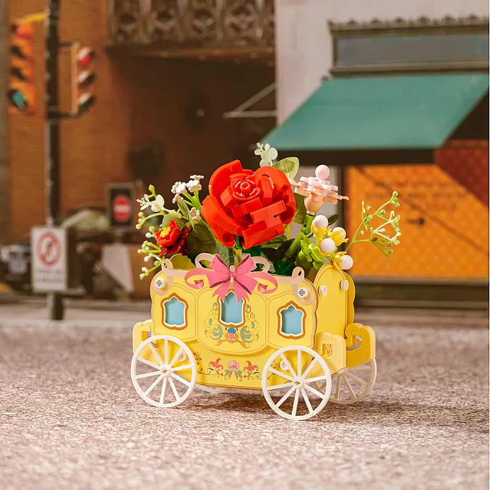 Конструктор Pantasy Original - Flower Cart Корзина с розами (15027)