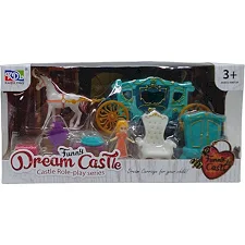 Ігровий набір з каретою "Dream Castle" (бірюзовий)