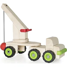 Большая машинка Guidecraft Block Science Trucks Стенобитная машина деревянная 45 см (G7533)