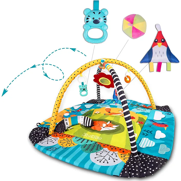 Килимок розвивальний 110 x 100 см Лисеня Ricokids