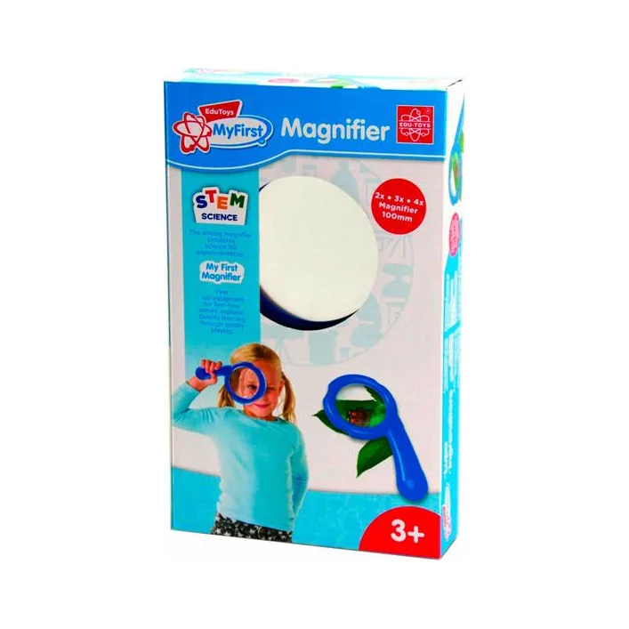 Лупа для детей Edu-Toys 2х 3х 4х раза (JS008)