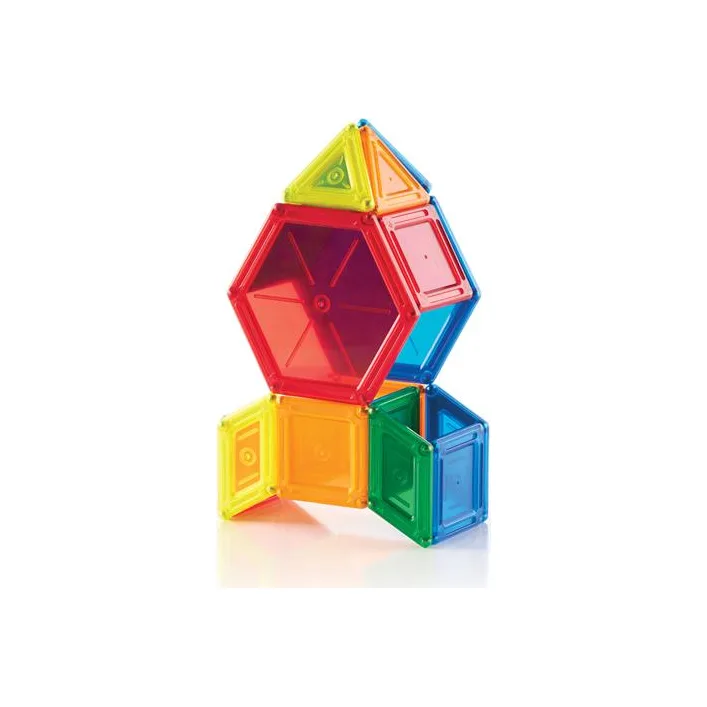 Магнитный конструктор Guidecraft PowerClix Solids, 44 детали (G9421)