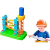 Набор для сборки Edu-Toys Горка-зигзаг с инструментами 54 детали (JS021)