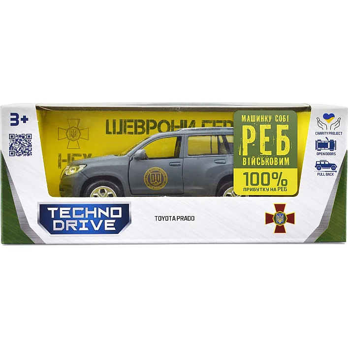 Автомодель серии Шевроны Героев - TOYOTA PRADO – КАРА-ДАГ (Маш6189)