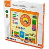 Магнитный календарь Viga Toys с часами на английском языке (50377)
