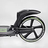 Самокат двухколесный "Best Scooter" L-22066 (2) ФАРА, колеса PU 200мм, 2 амортизатора, зажим руля, ручной тормоз, в коробке