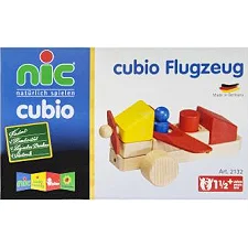 Конструктор Nic cubio деревянный Самолет (NIC2132)