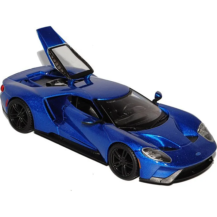 Автомодель - FORD GT (блакитний металік, сріблястий металік, 1:32)