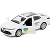 Автомодель - "TOYOTA CAMRY UKLON" (белый) 250291 в коробке TechnoDrive (Маш4083)