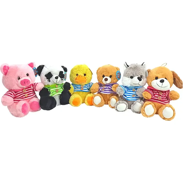 Звери в кофте (6 видов) 25см 5841/25 (Мяк8412)