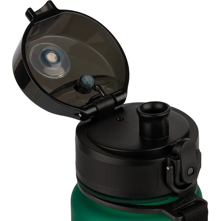 Бутылка для воды UZSPACE 3026(Dark-Green) 500 мл, темно-зеленая